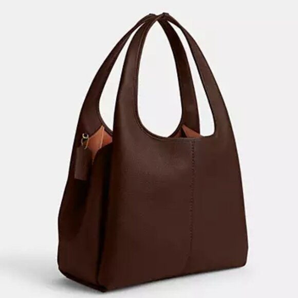 NWT ✅ Coach LANA Shoulder Bag CM544 MAPLE ⭐ NWT & DUST BAG - Picture 4 of 16